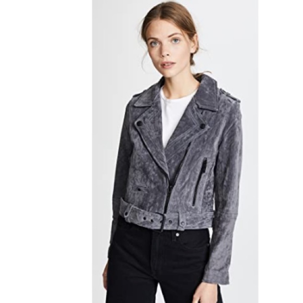 BlankNYC suede moto stargazer jacket